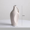 Nordic ins style home ceramic vases, light luxury decoration, living room, TV cabinet, decorative ornaments - WHITE