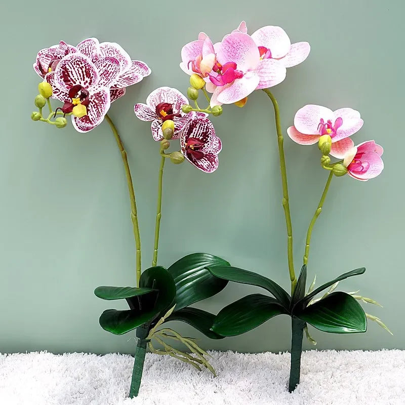 Artificial flowers orchids butterfly for wedding decoration - view 2