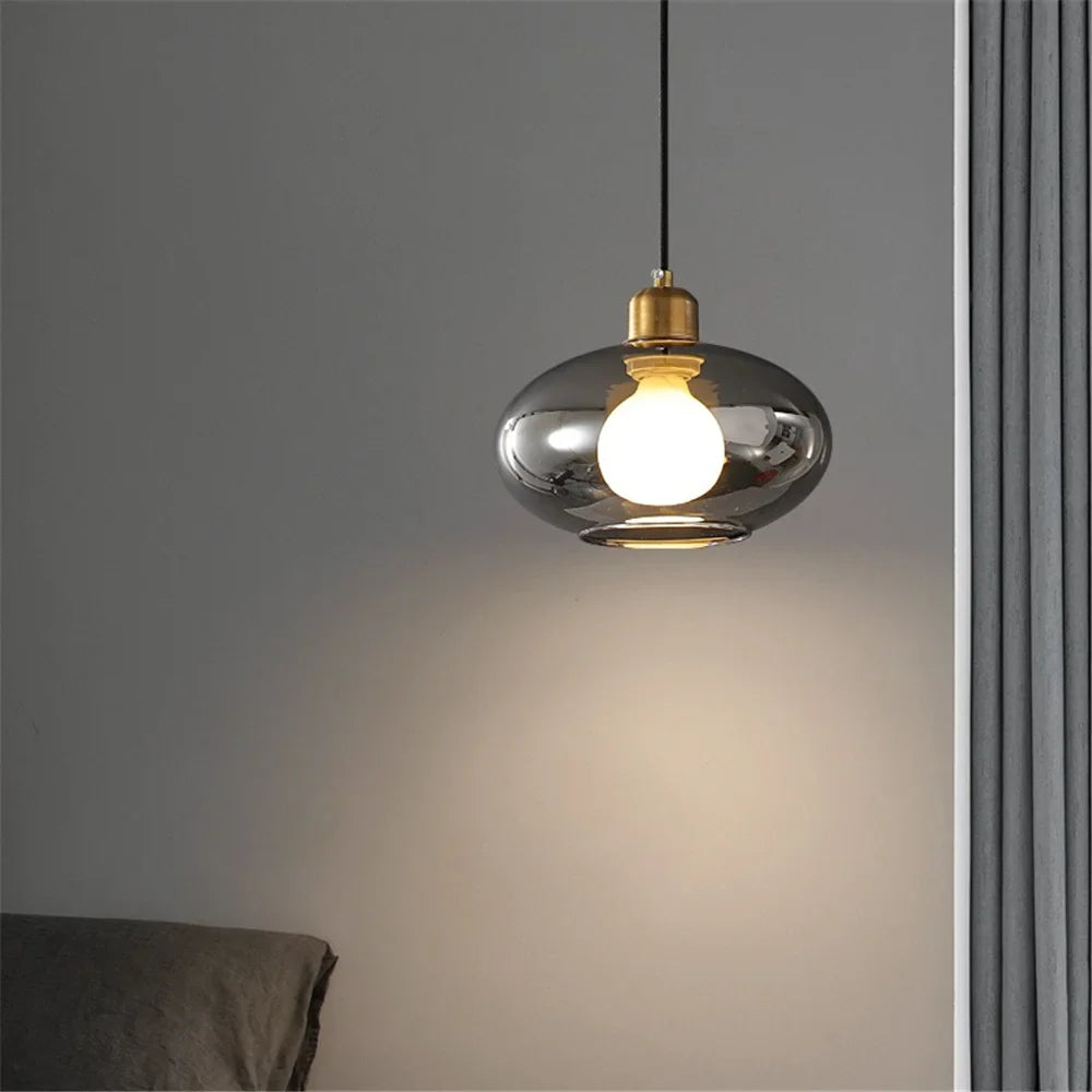 Modern design glass pendant light for elegant interior - view 2
