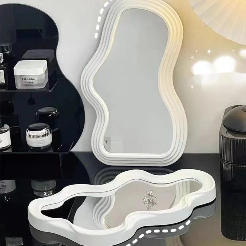 Cloud kawaii wall mirror for interior decoration and makeup - view 4