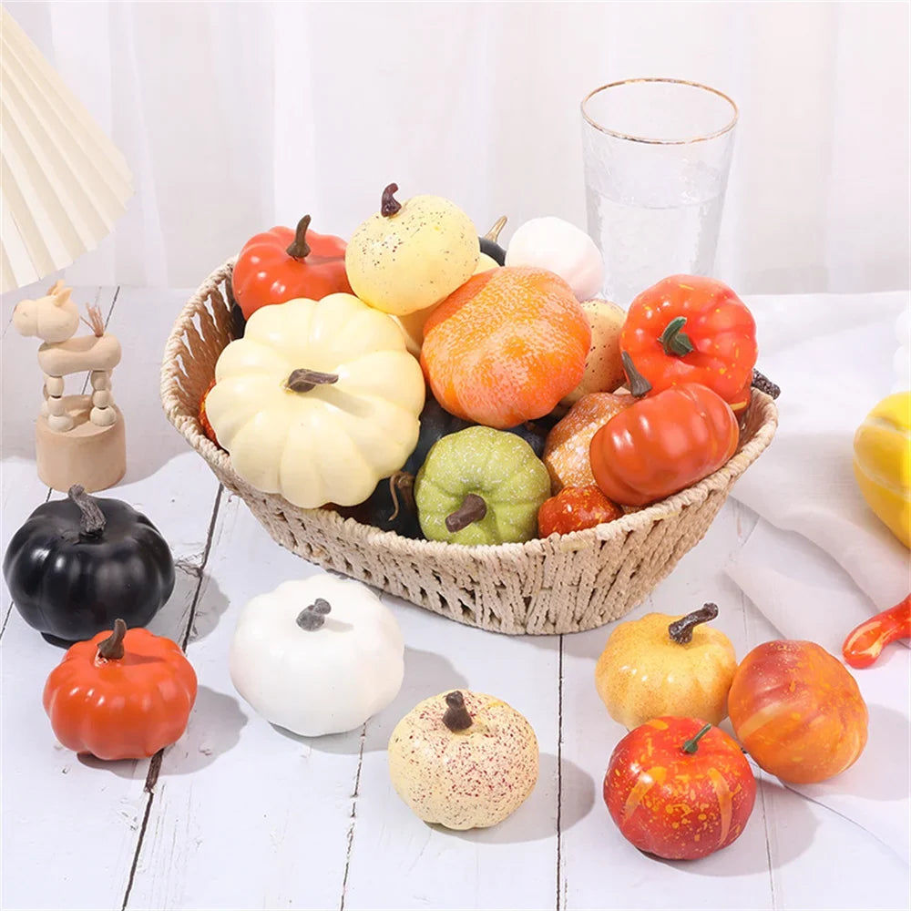 Small decorative pumpkin for halloween and handicraft parties - view 3