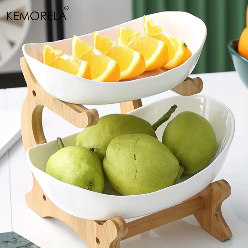 Modern creative fruit plate for snacks and desserts - view 3