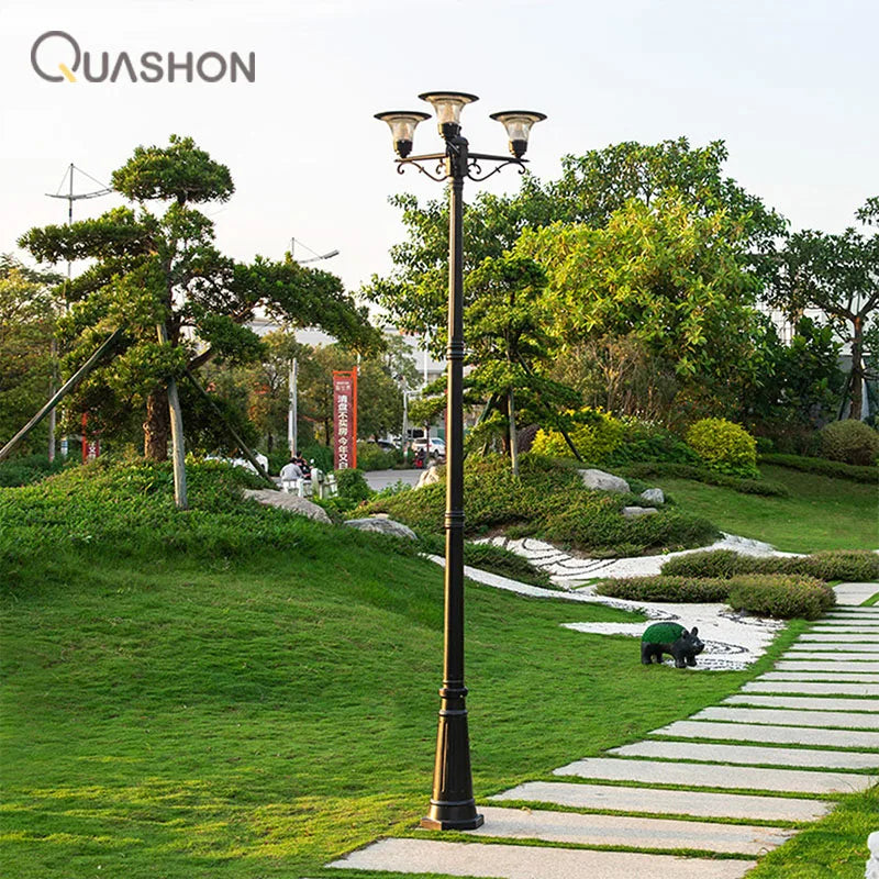 Led solar floor lamp for garden and outdoor aisles - view 2