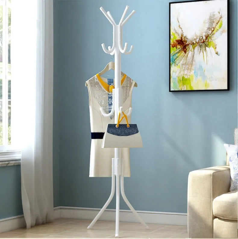 Metal coat holder with 9 hooks to organize your clothes - view 5
