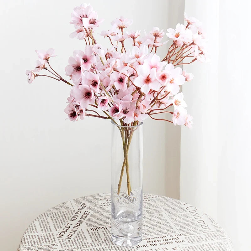 Set of 3 artificial silk flowers for wedding and interior decoration - view 5