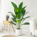 Artificial plants tropical palm fake for outdoor interior decoration - 65cm 12 feuilles