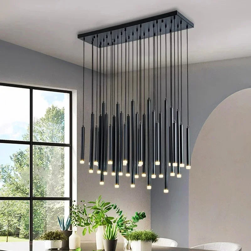 Modern water drop chandelier for interior lighting 2024 - view 4