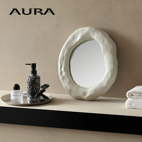 Decorative mirrors Nordic artisanal for interior decoration - 40x34cm