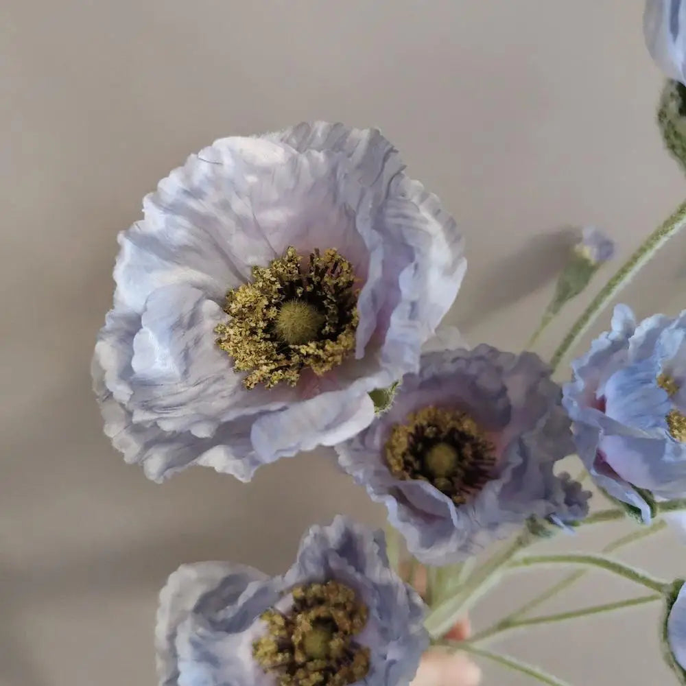 Artificial poppy flowers for decoration wedding garden and DIY - view 6