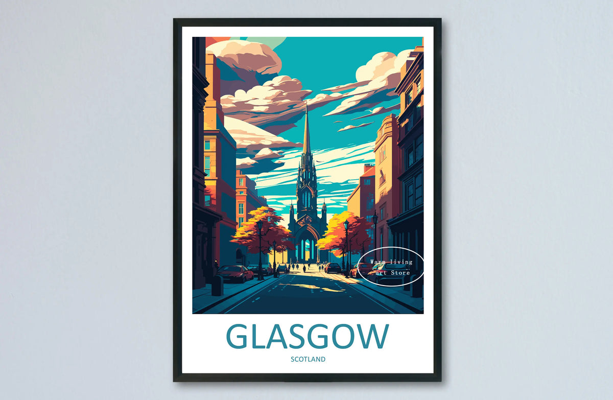 Energetic New York, Rome, Tokyo and Venice Travel Poster - 60X90cm Unframed / 25