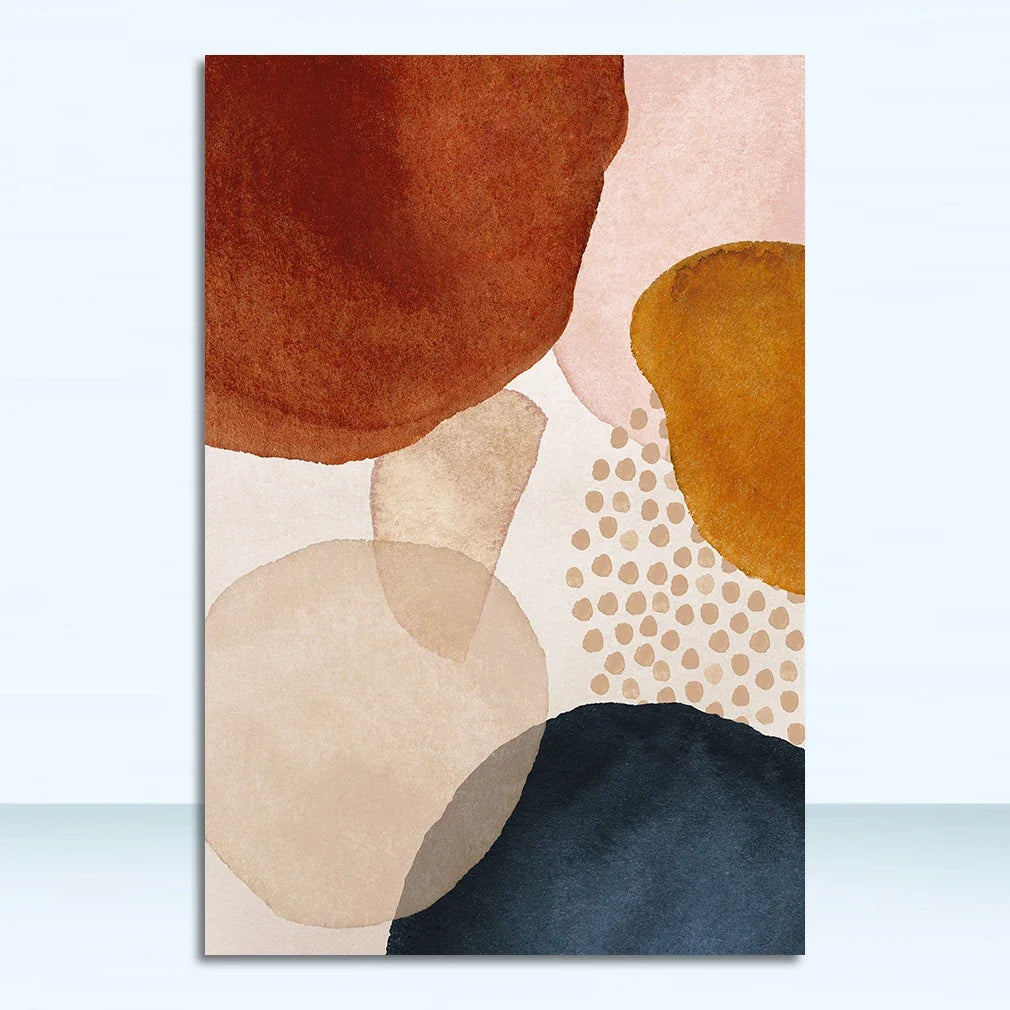 Abstract geometrical wall poster Nordic decoration - 9902-06 / A1 60x85cm Unframed