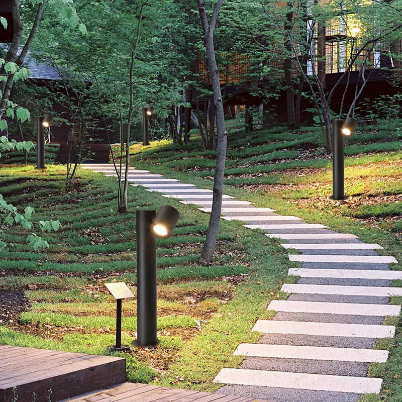 Waterproof rotating led lamp for garden and park - view 3