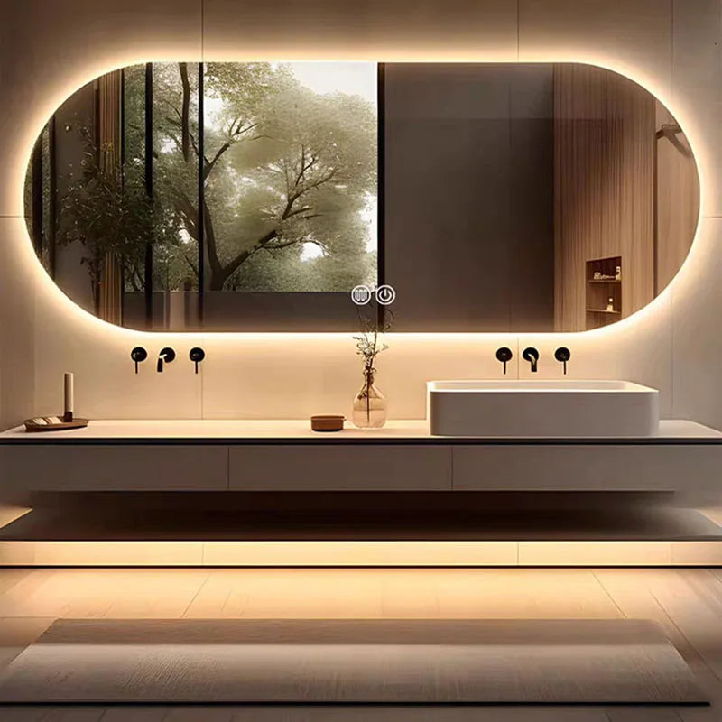 Intelligent elliptic mirror light anti-foam three colors wall - view 2