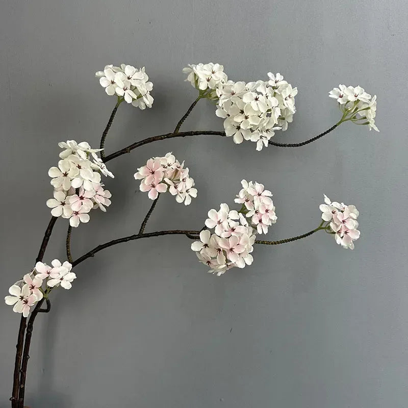 Artificial silk flowers for soft and elegant decoration
