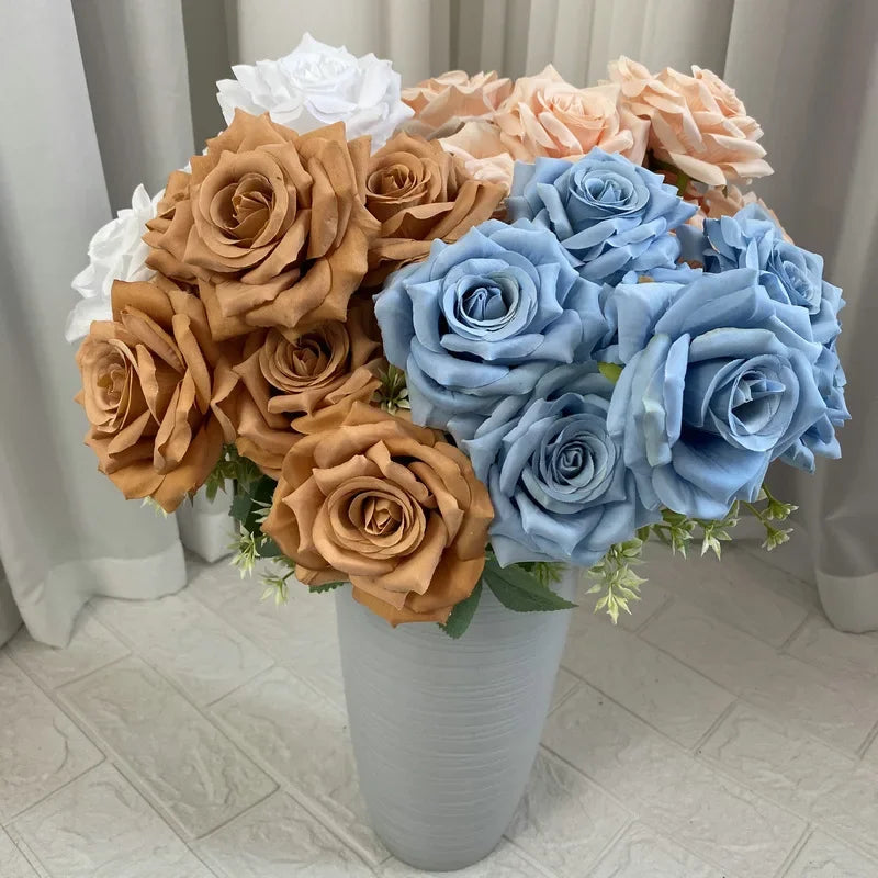 Bouquet of artificial decorative rose wines for events and halls - view 2