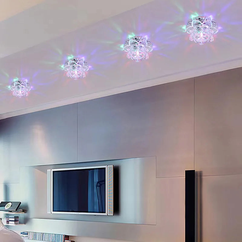 Crystal led ceiling lamp for modern interior decoration - view 2