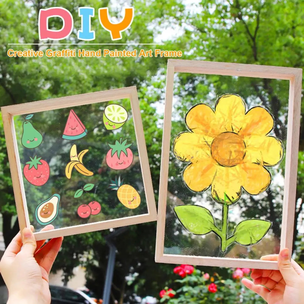 Photo frame in wood and acrylic glass for children - view 2