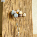 Bouquet of artificial flowers for rustic decoration and wedding - Coffee