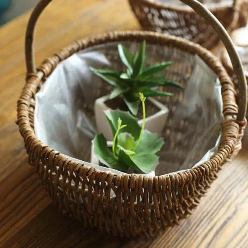 Hand woven basket for fruit and vegetables - view 5