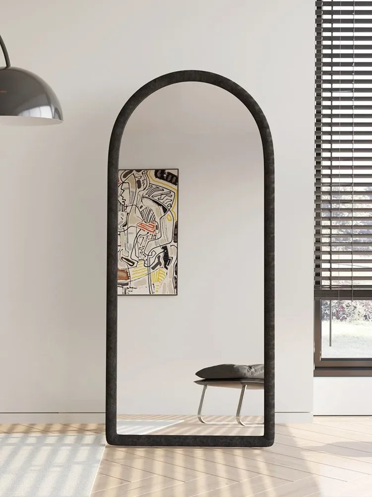 Full length mirror modern simple with original frame and HD - Black / 60x170cm