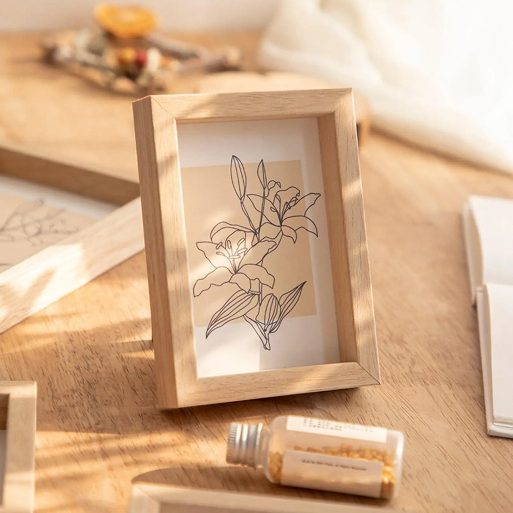 Small Wooden Picture Frame, 11 x 11 cm to 11 x 16 cm - view 3