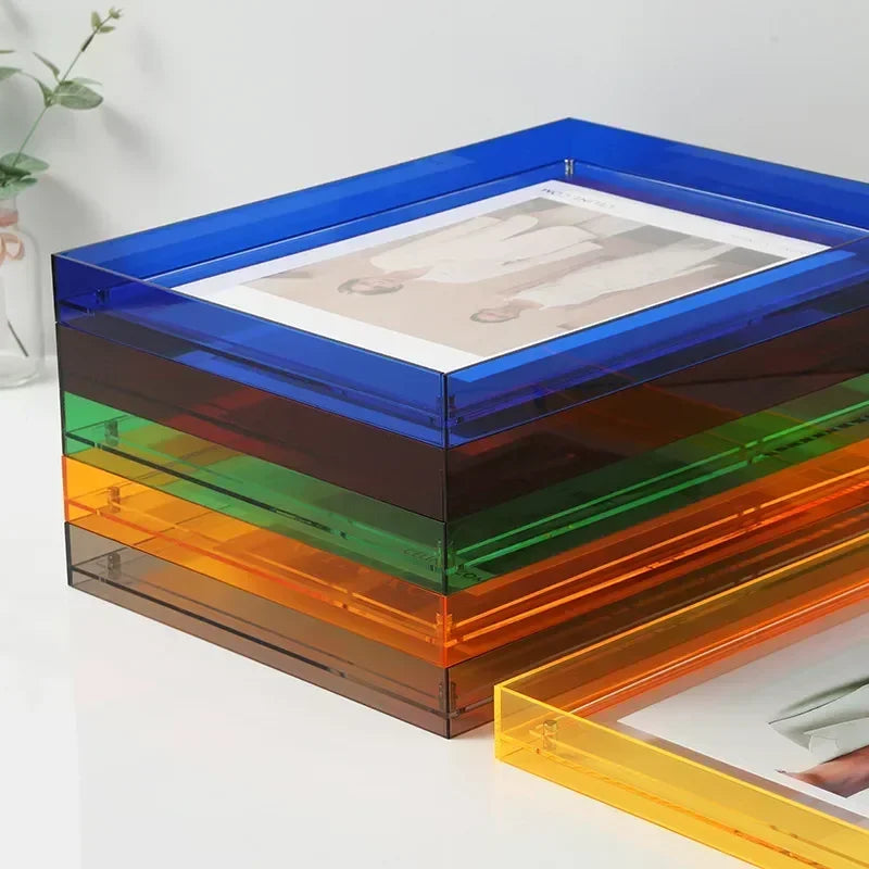 Transparent acrylic frame for various photos and decorations - view 6