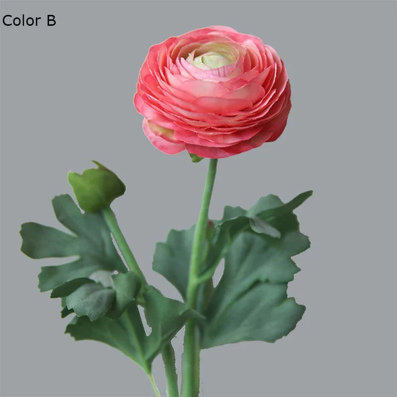Gold button heads artificial silk flowers wedding decoration - view 6