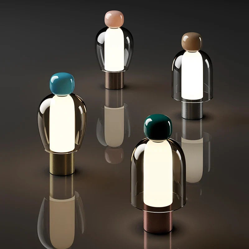 Modern stand lamp with usb loading and minimalist design - view 6