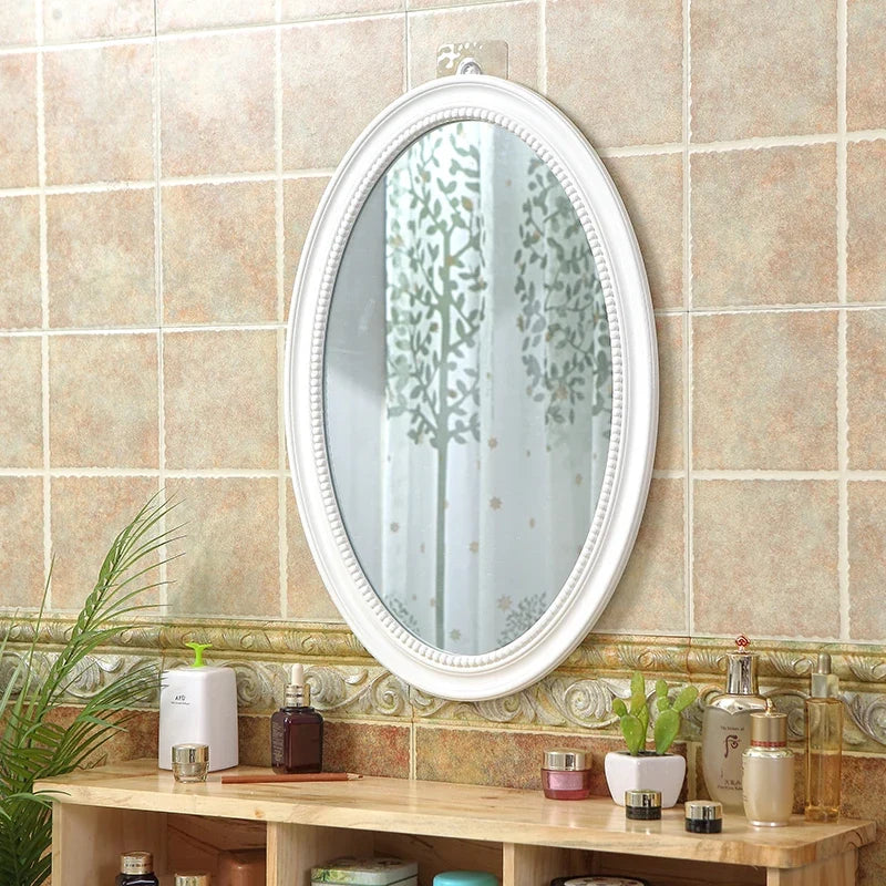 Decorative mirror hanging oval nordic macrame - view 3