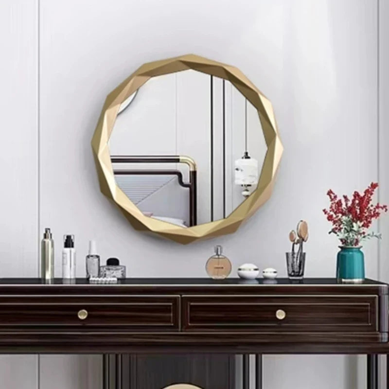 Round decorative mirrors for makeup and interior decoration - view 4