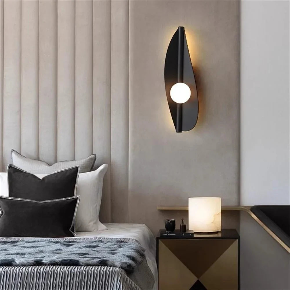 LED wall sconce design sheet in modern acrylic interior decoration - view 3