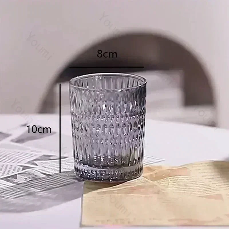 Glass soap bottle for elegant and practical bathroom - L-8x10cm