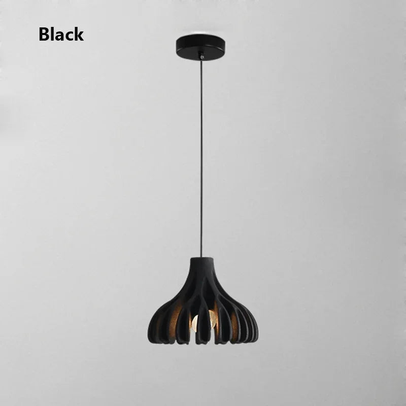 Modern resin design chandelier for commercial decoration - Black / Warm White