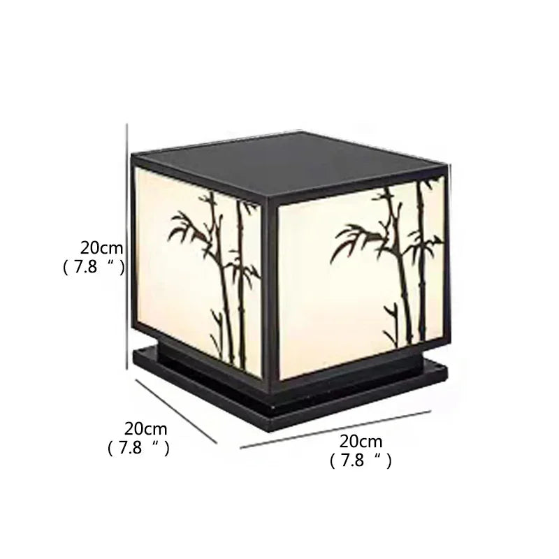 Dorian Vintage Square Waterproof Outdoor Floor Lamp - Electricity  L20cm