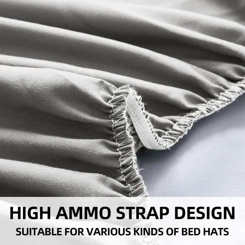 Safe Waterproof Mattress Protector, Soft Comfortable Breathable Solid Color Bedding Mattress Cover Fitted, Machine Washable - view 3