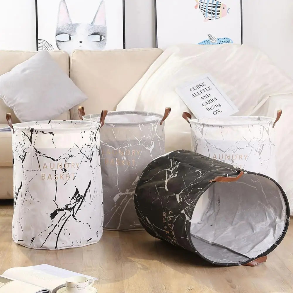 Folding cloth basket for storage toys and clothing - view 4