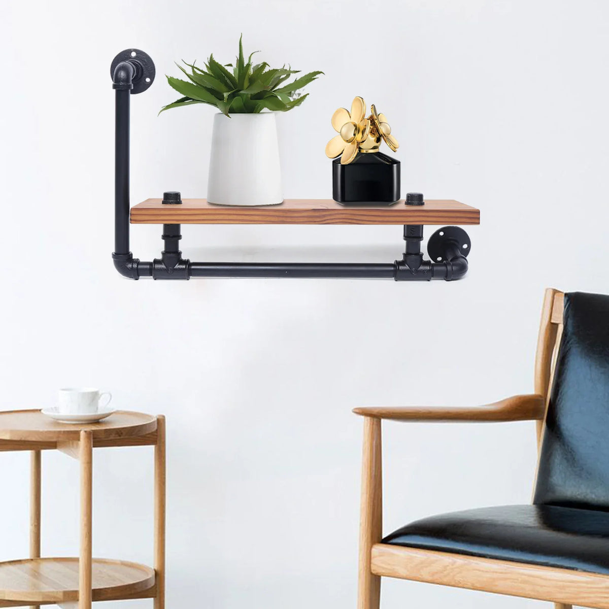 Corner wall shelves for modern interior decoration - view 2