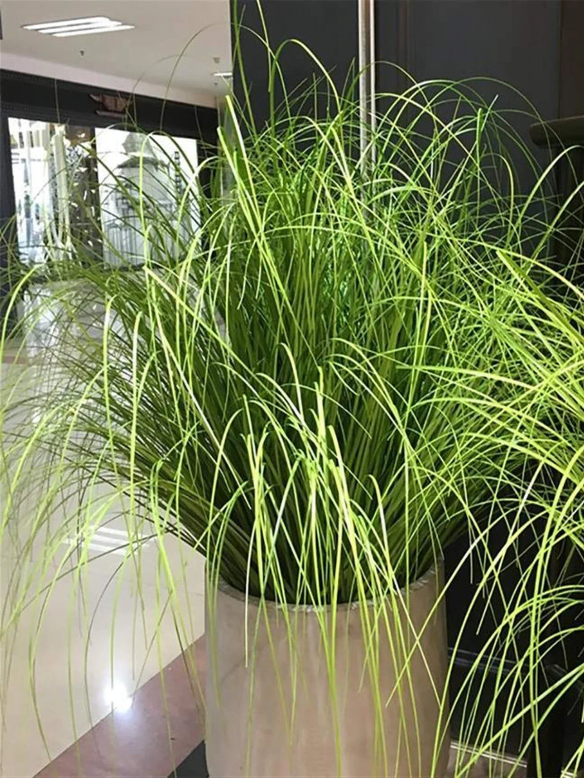 Artificial plants onion grass for wedding garden interior decoration