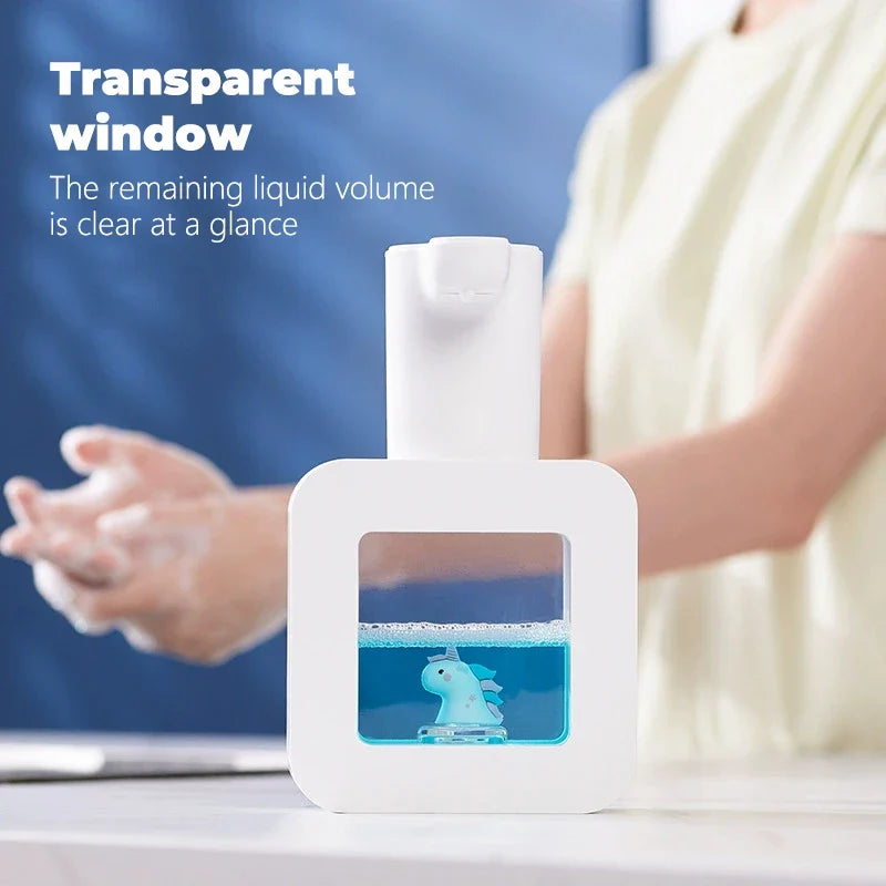 Cute automatic foam dispenser for children in cartoon - view 4