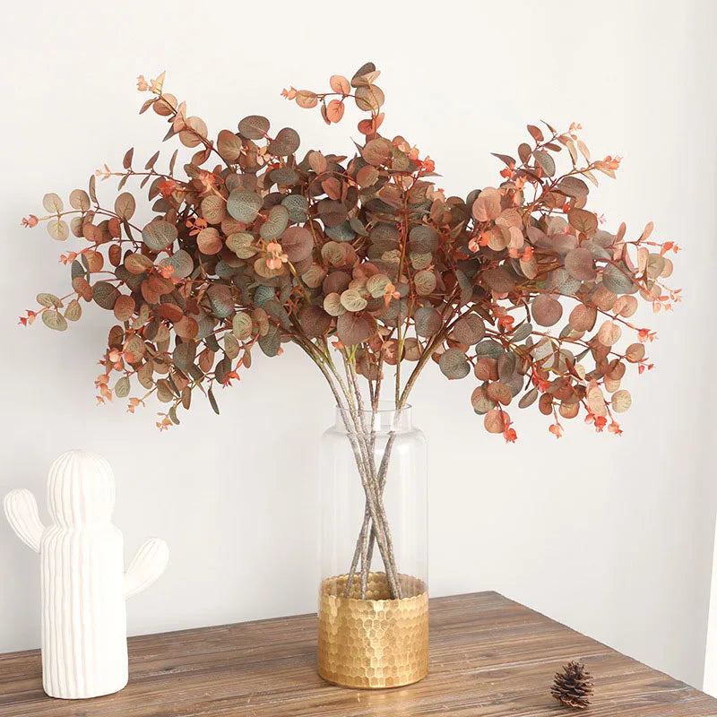 Eucalyptus tree branch luxurious decoration artificial plant