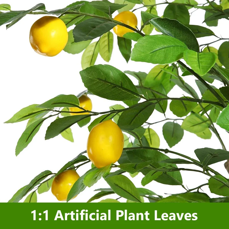 Artificial lemon tree with fruit for interior decoration and garden - view 4