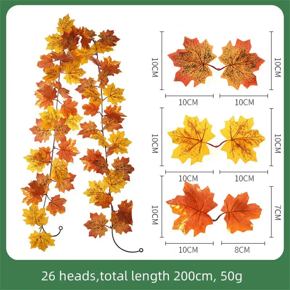 Artificial pine apple garland for Christmas decorations - 26 Heads J