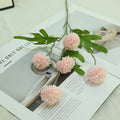 Artificial chrysanthemum branch for elegant floral decoration - Pink
