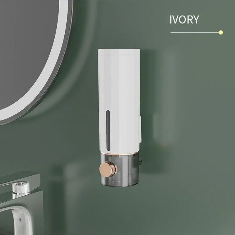Liquid soap wall dispenser for bathroom and hotel - Ivory