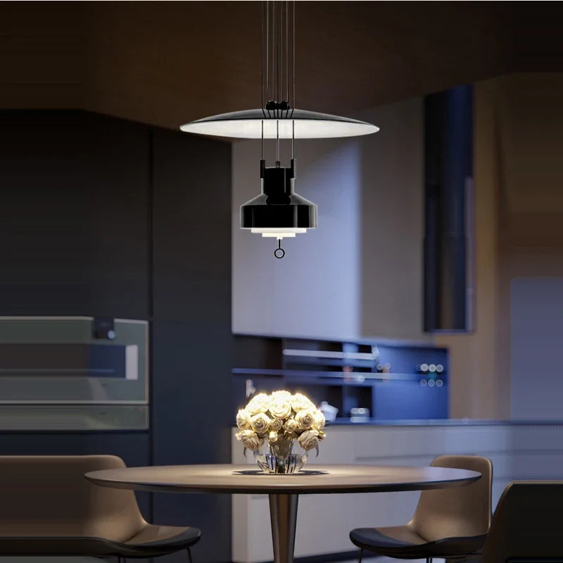 Minimalist Flexible LED Aluminum Chandelier, Advanced-Tech Design - view 5