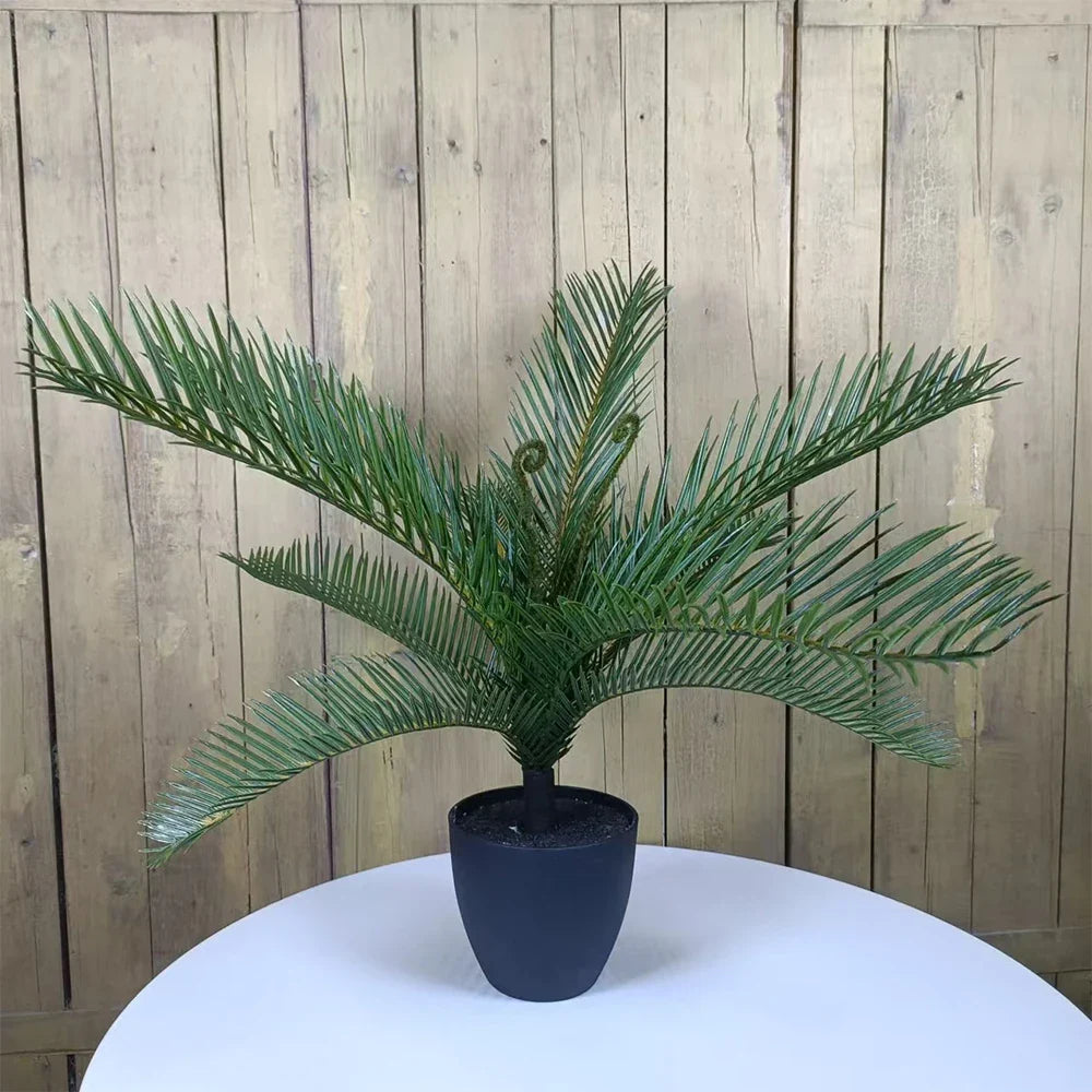 Artificial Coconut Palm Branch Plant, 30-50 cm, for Home Decor - view 5