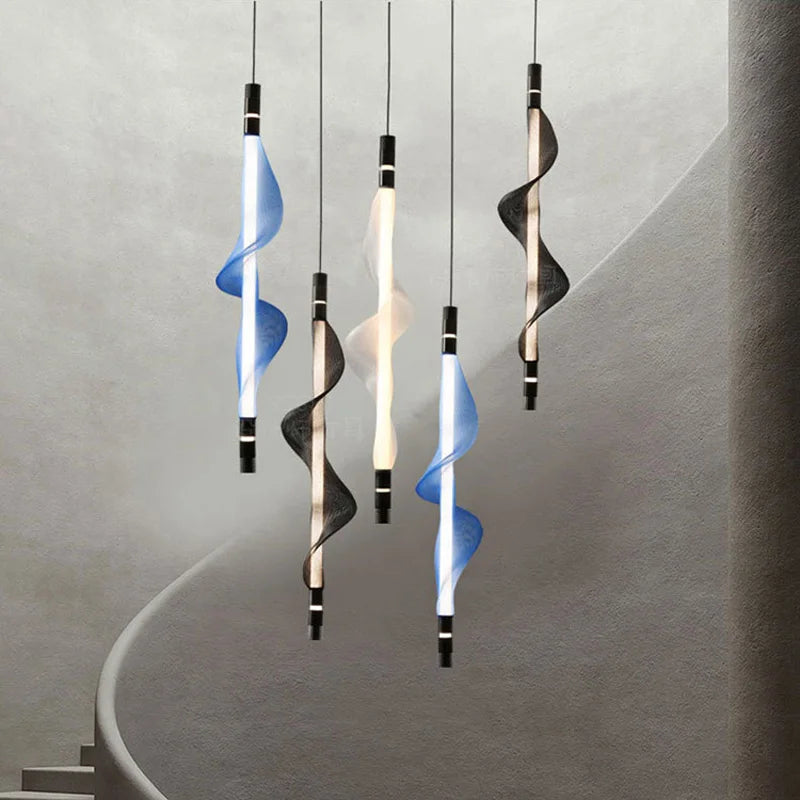 Led design artistic chandelier modern hanging decorative lighting