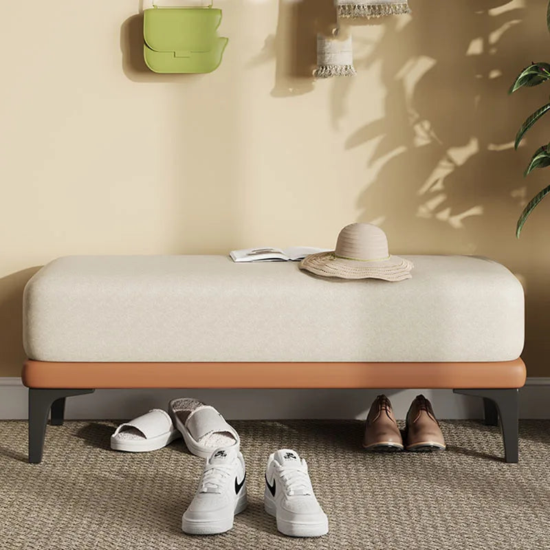 Modern nordic velvet stool unique and little bulky - view 3