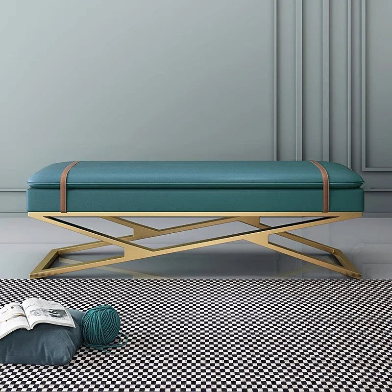 Nordic bench design for elegant decoration and storage - view 3