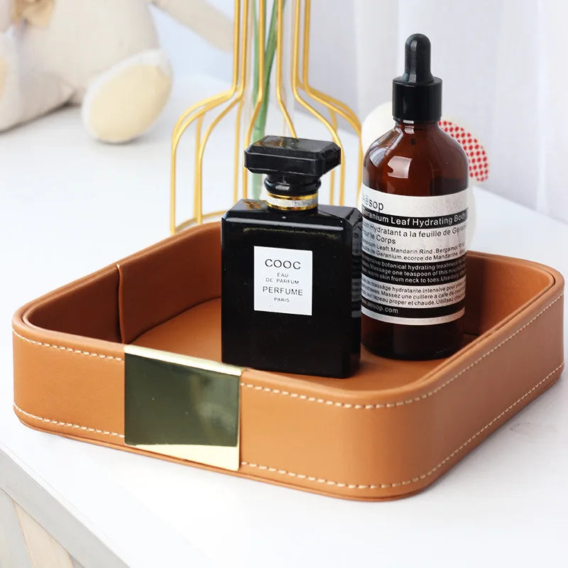 Empty valet pocket luxury leather to store your little business - view 3